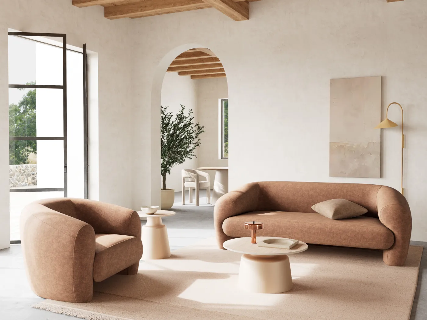 ACTONA Couchtisch SONTORINI