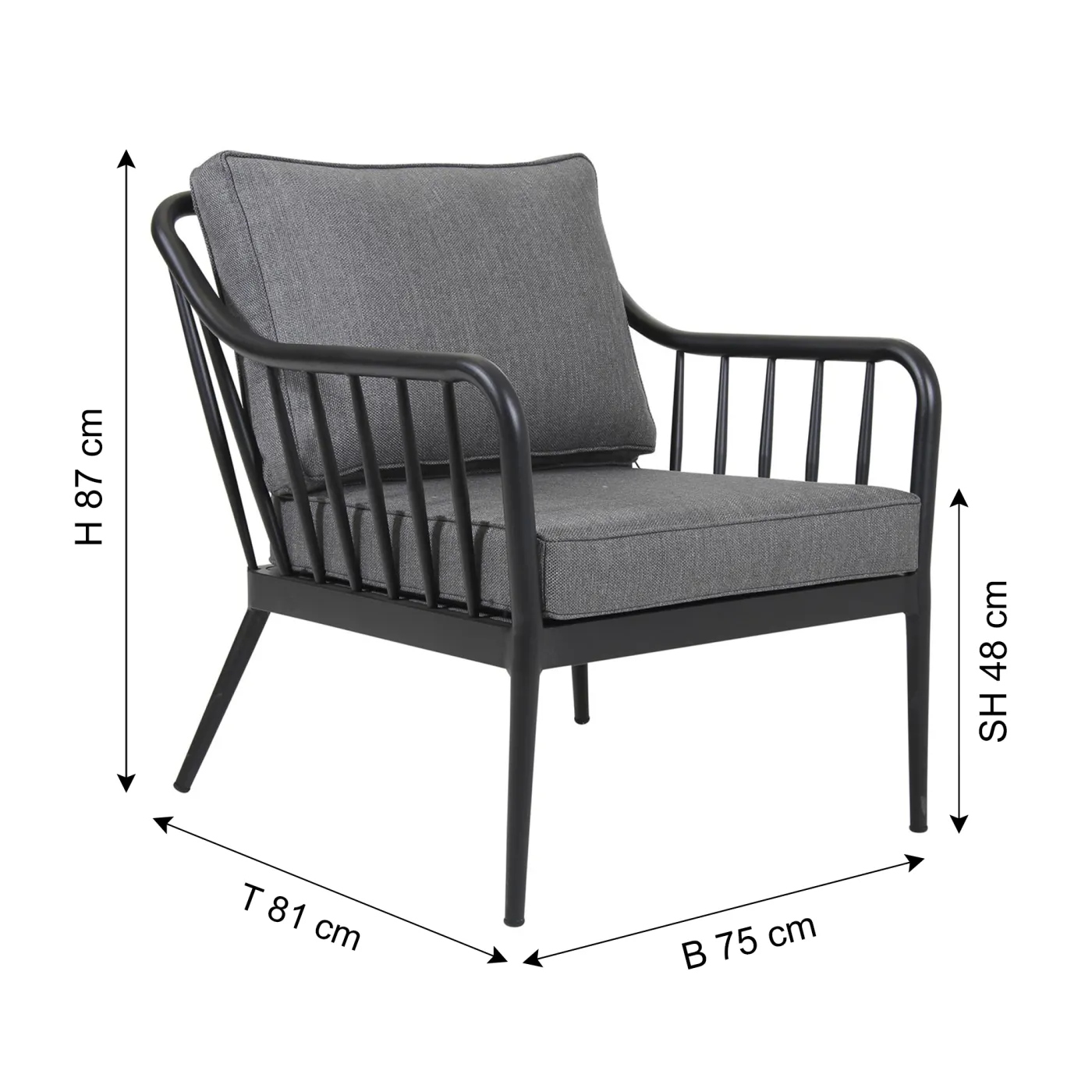BRAFAB Gartensessel COLEVILLE