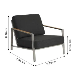 BRAFAB Gartensessel NAOS