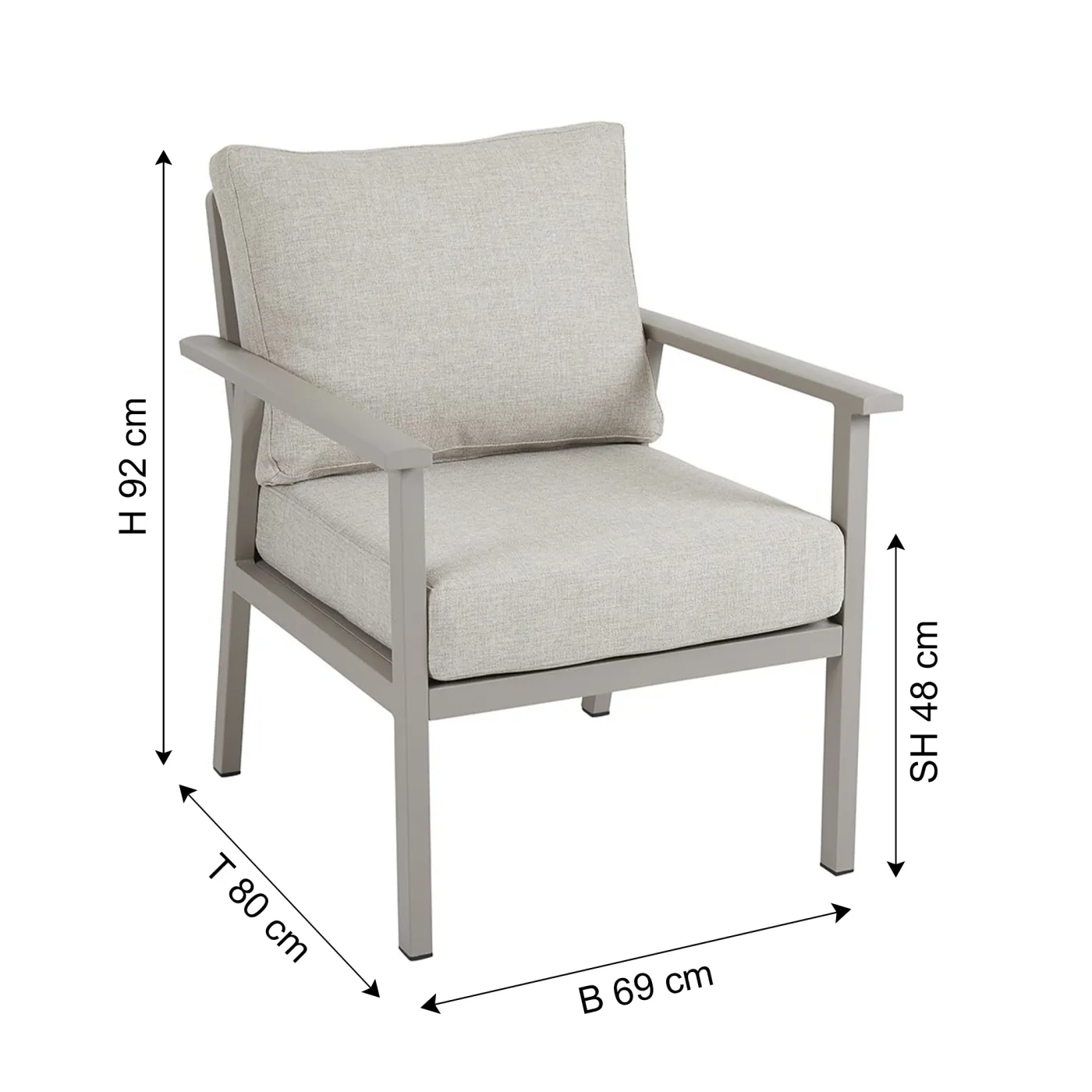 BRAFAB Gartensessel SAMVARO