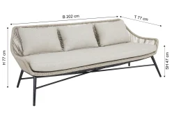 BRAFAB Gartensofa PEMBROKE