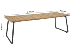 BRAFAB Gartentisch NOLLI