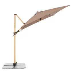 DOPPLER Sonnenschirm ALU WOOD ULTRA