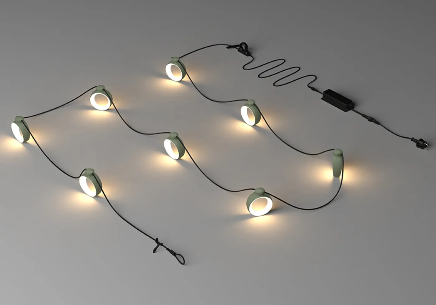 FERMOB Lichtgirlande HOOPIK
