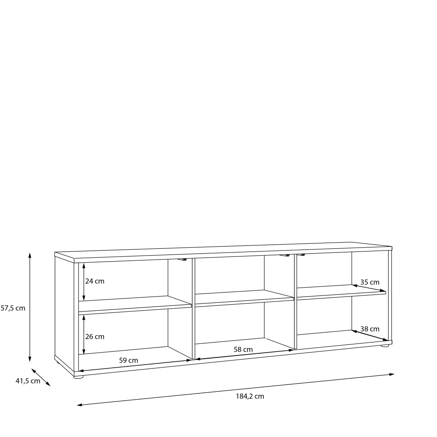 FORTE TV-Schrank ALICE SPRINGS