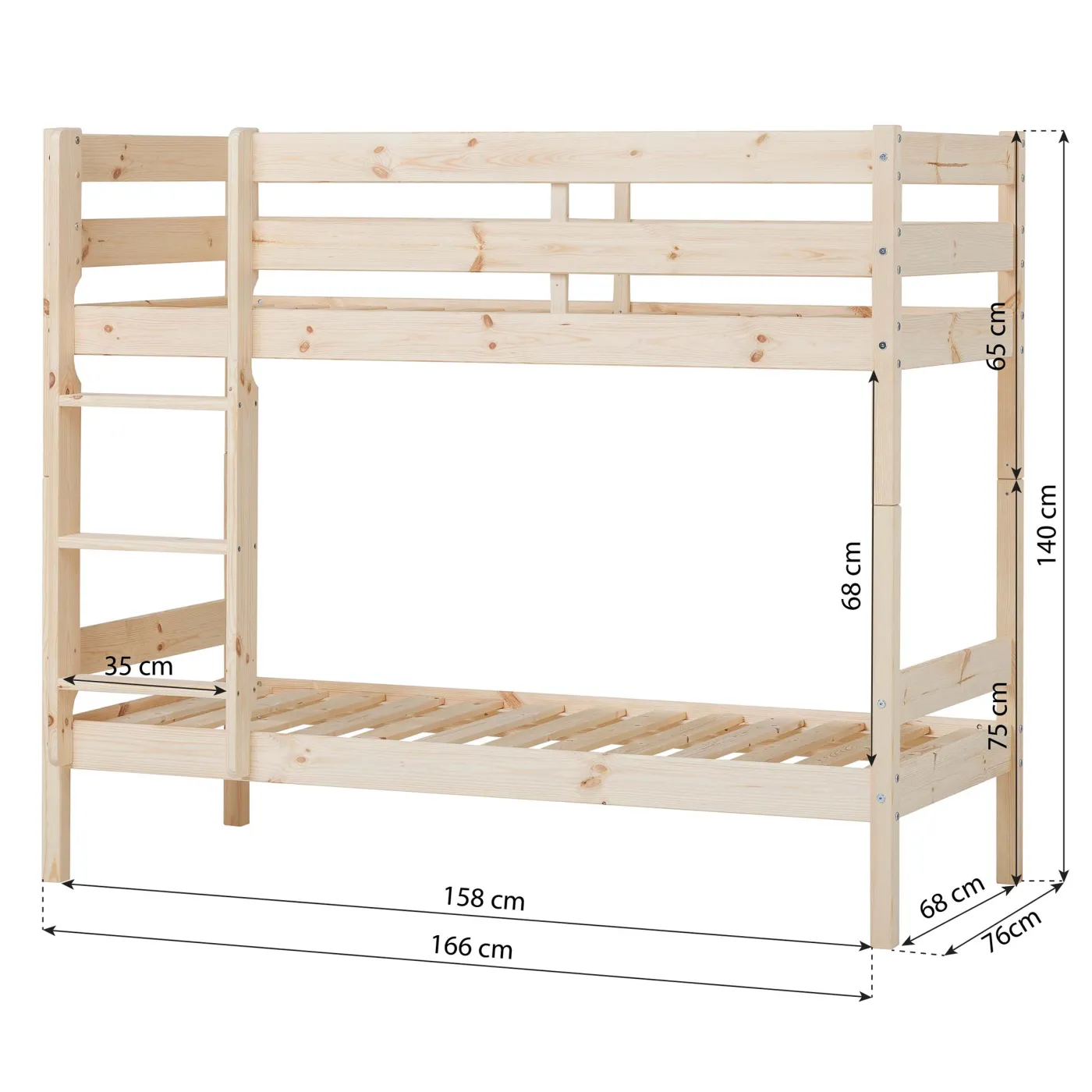 HOPPEKIDS Etagenbett ECO COMFORT