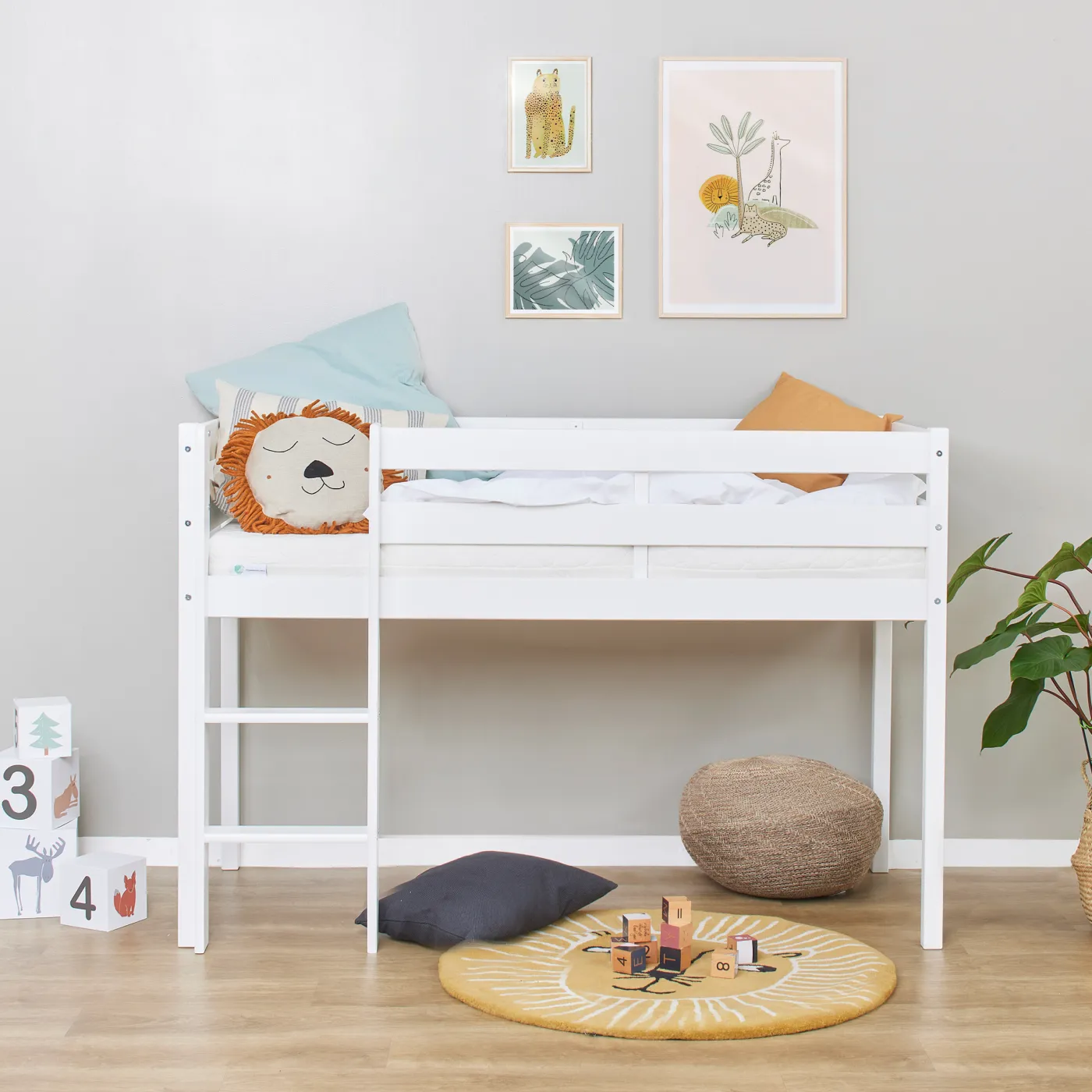 HOPPEKIDS Halbhochbett ECO COMFORT