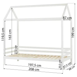 HOPPEKIDS Hausbett ECO DREAM