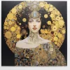 KARE Glasbild ART NOUVEAU LADY 3D