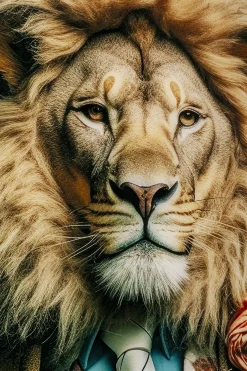 KARE Glasbild MISTER LION
