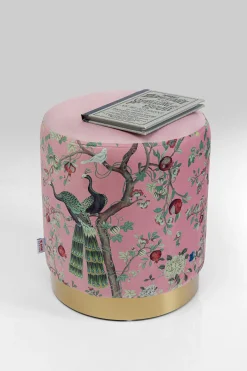 KARE Hocker CHERRY PEACOCK