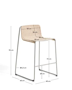 KAVE HOME Barstuhl Outdoor TAVARI