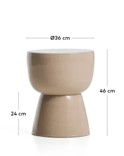 KAVE HOME Beistelltisch Outdoor MESQUIDA