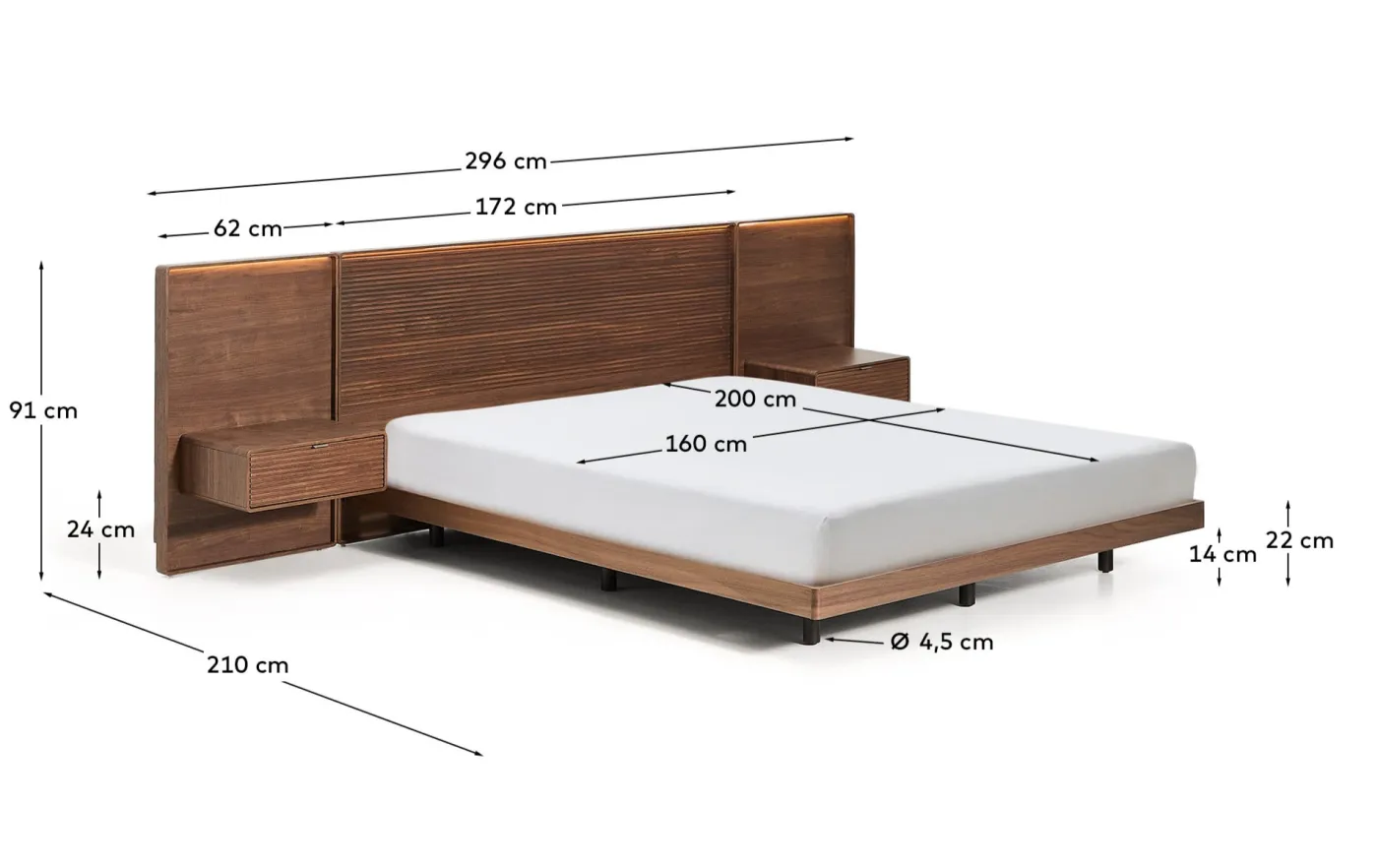 KAVE HOME Bett NORLEN