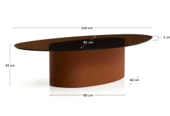 KAVE HOME Couchtisch OLIR
