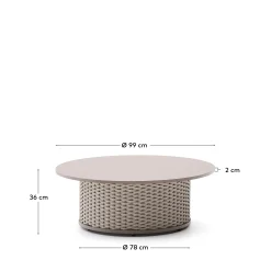 KAVE HOME Couchtisch Outdoor SEDALIS