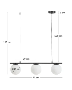 KAVE HOME Deckenleuchte BRISIA