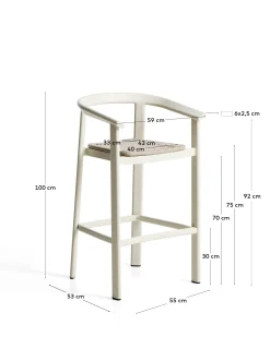 KAVE HOME Gartenhocker ERICE