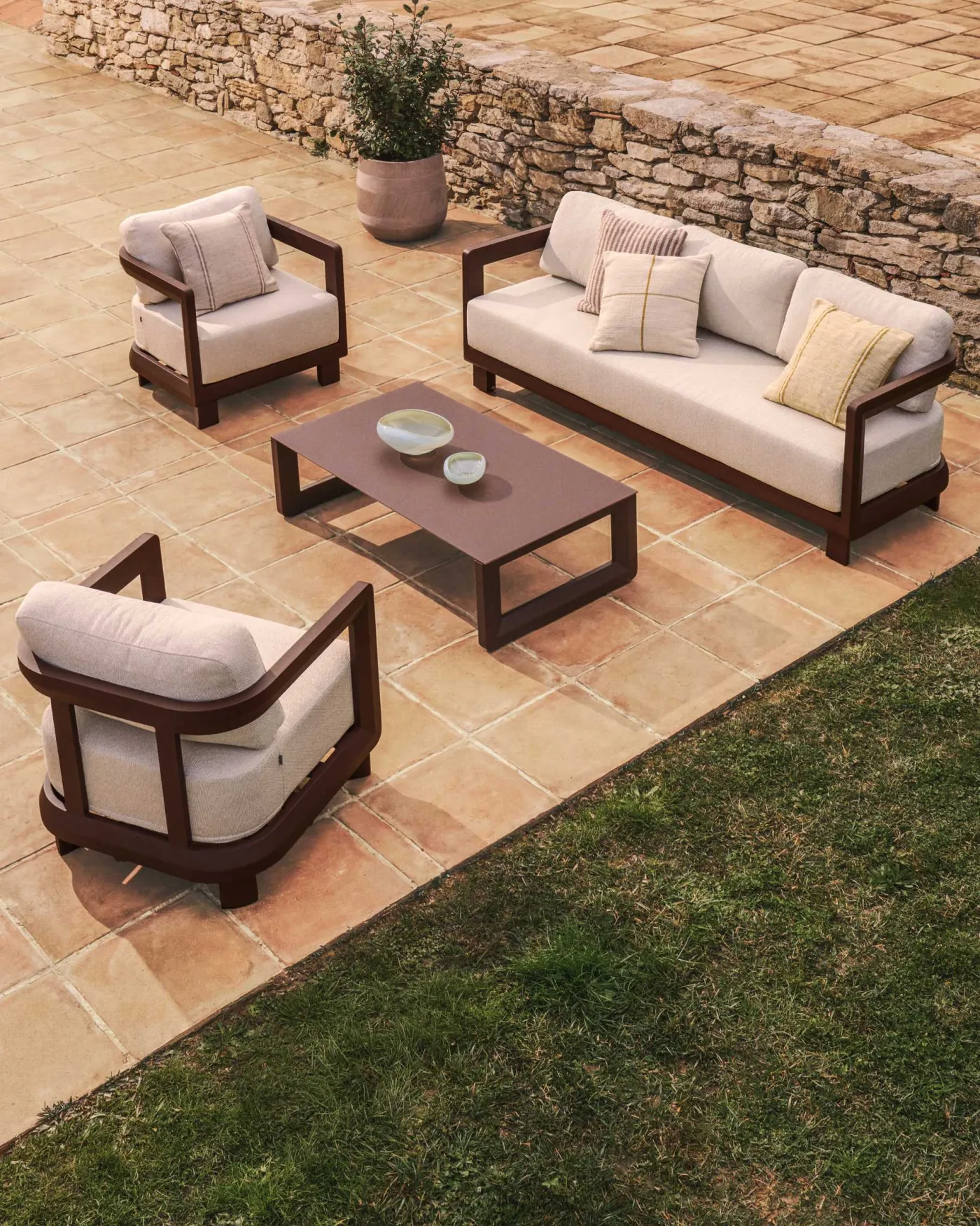 KAVE HOME Gartenlounge-Set NERANO