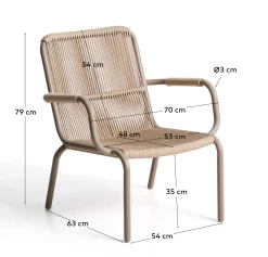 KAVE HOME Gartensessel SALIS