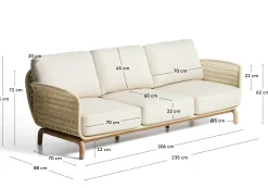 KAVE HOME Gartensofa ALIPA