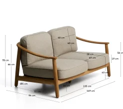 KAVE HOME Gartensofa ELUNDA