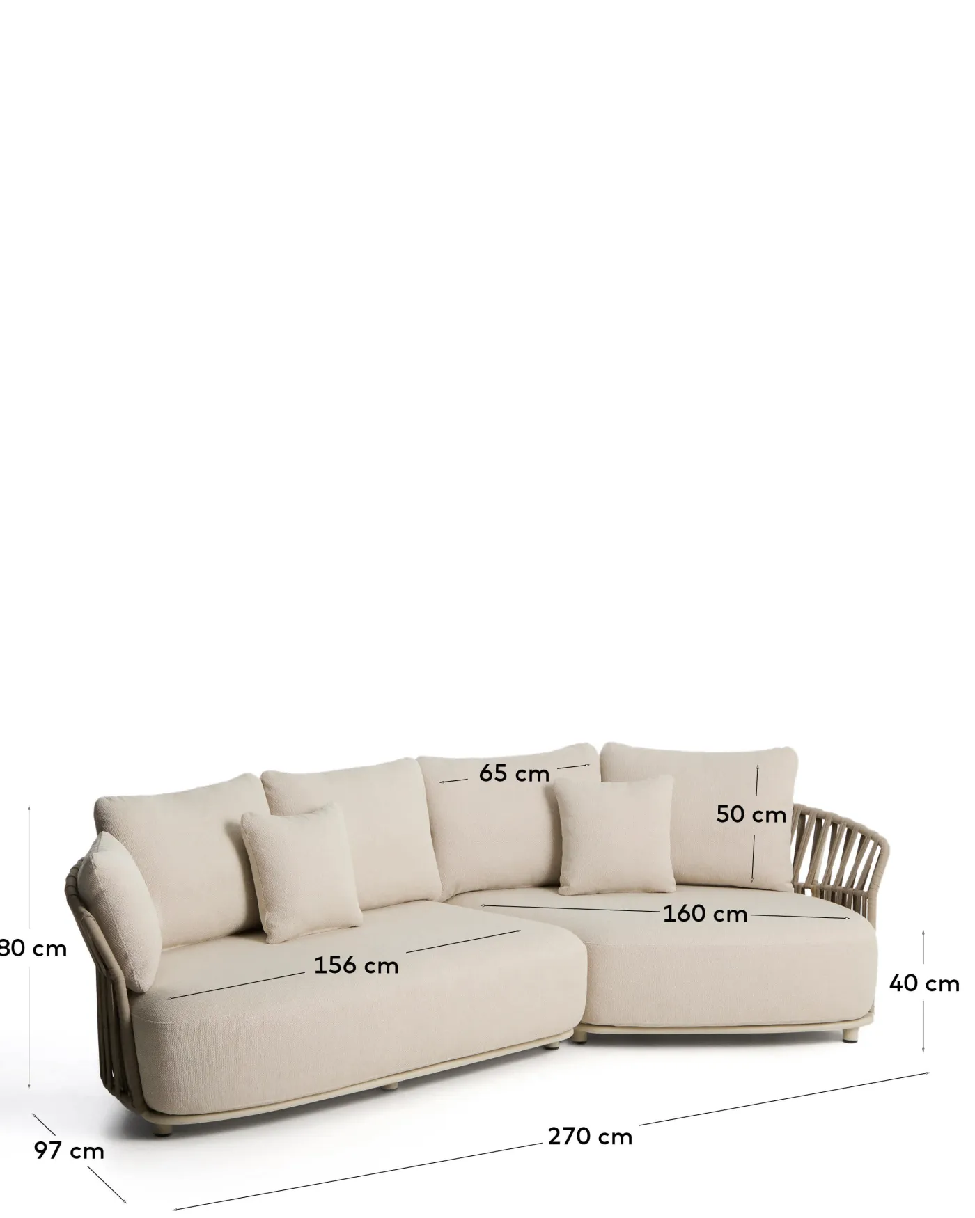 KAVE HOME Gartensofa OSANI