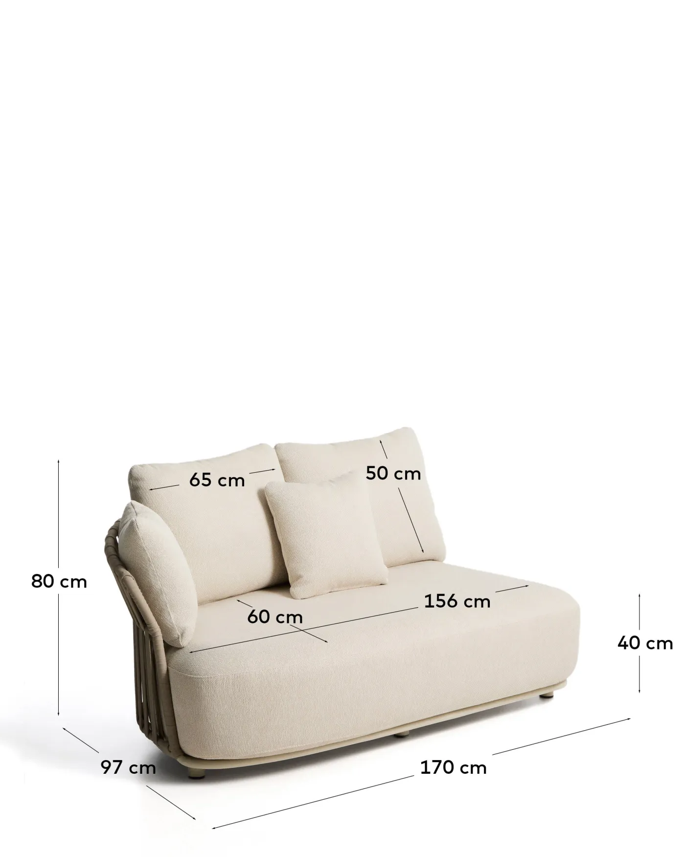 KAVE HOME Gartensofa OSANI