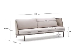 KAVE HOME Gartensofa SEDALIS
