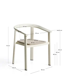 KAVE HOME Gartenstuhl ERICE