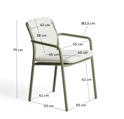 KAVE HOME Gartenstuhl LINOSA