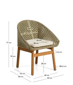 KAVE HOME Gartenstuhl OLBIA
