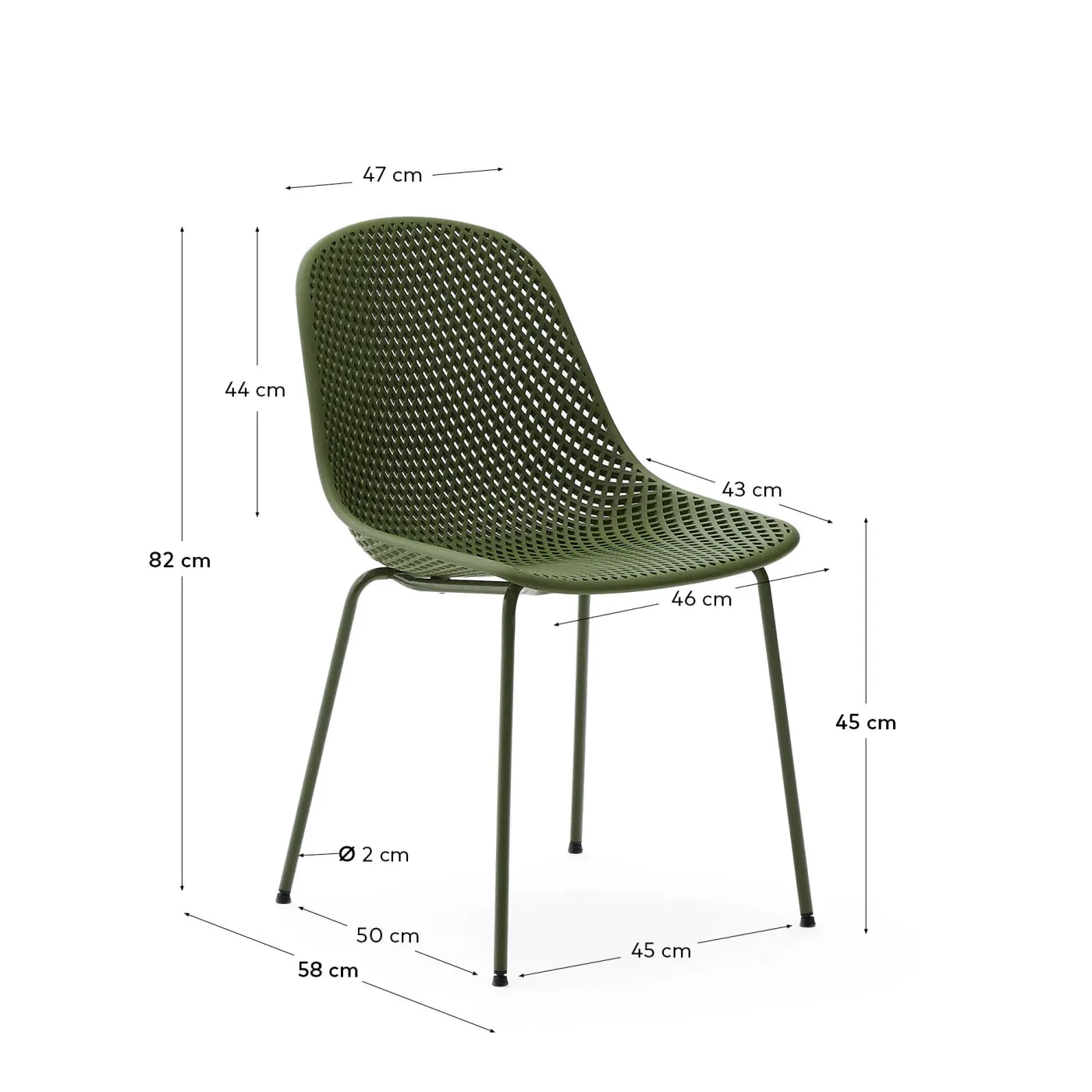 KAVE HOME Gartenstuhl QUINBY