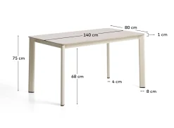 KAVE HOME Gartentisch ANAFI