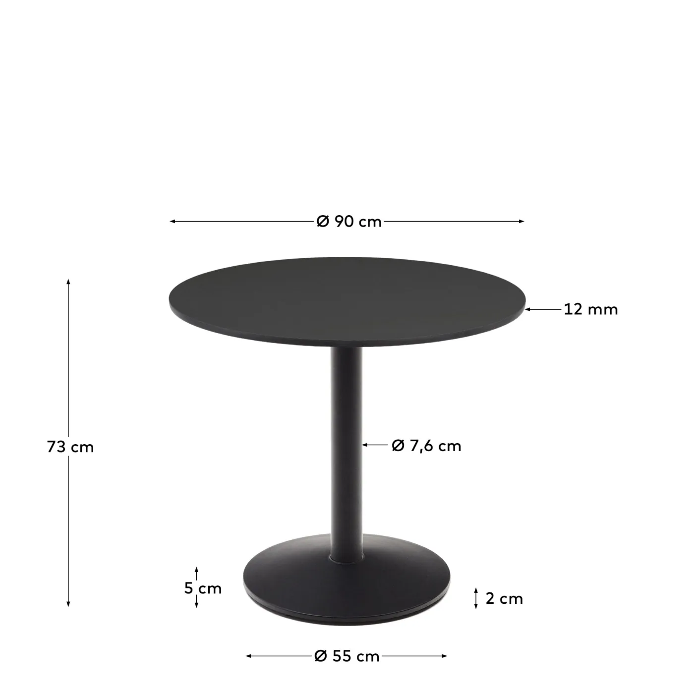 KAVE HOME Gartentisch ESILDA