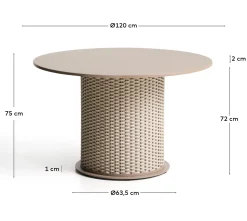 KAVE HOME Gartentisch SEDALIS