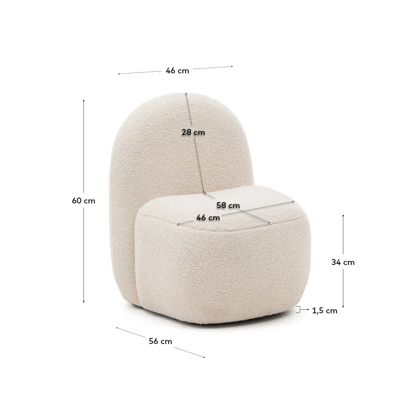 KAVE HOME Kindersessel BUCKY
