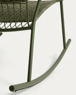 KAVE HOME Schaukelstuhl Outdoor ATRANI