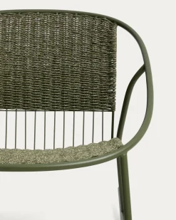KAVE HOME Schaukelstuhl Outdoor ATRANI