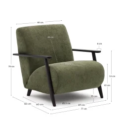 KAVE HOME Sessel MEGHAN