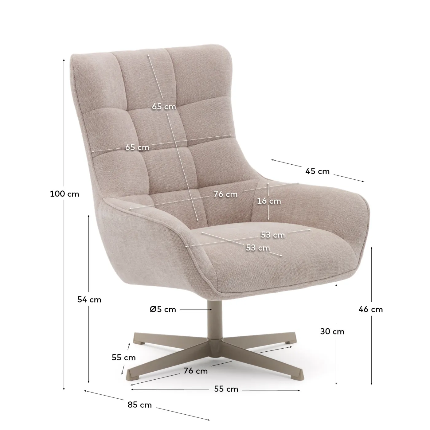 KAVE HOME Sessel TERYL
