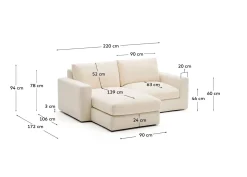 KAVE HOME Sofa ALEA