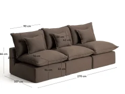 KAVE HOME Sofa ANARELA