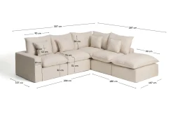 KAVE HOME Sofa ANARELA