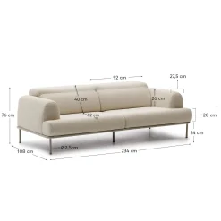 KAVE HOME Sofa AURUM