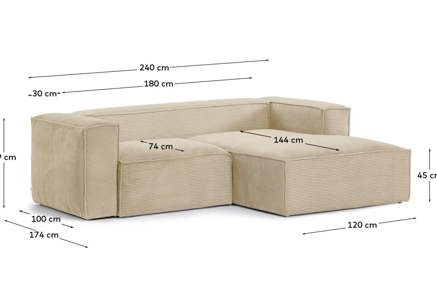 KAVE HOME Sofa BLOK