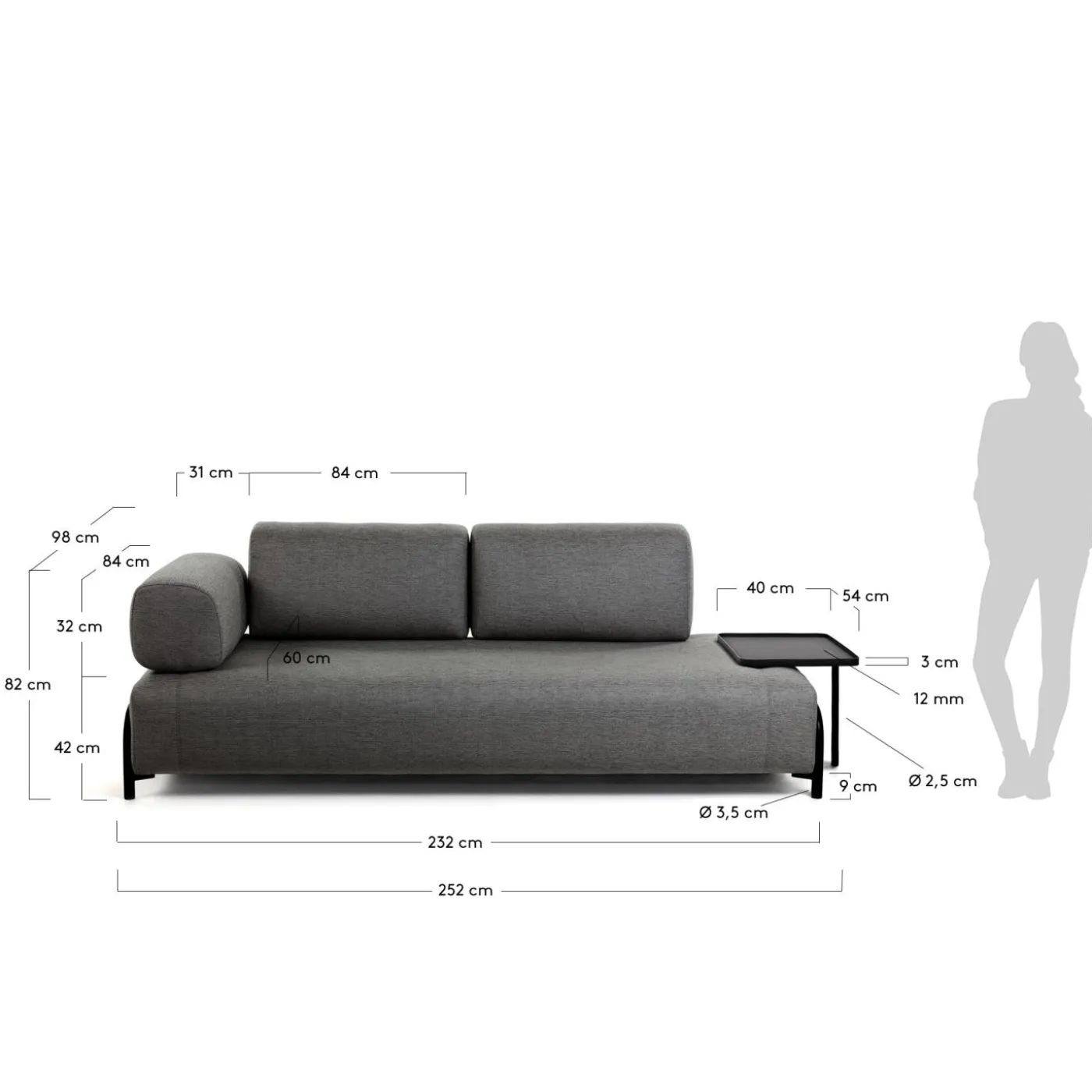KAVE HOME Sofa COMPO