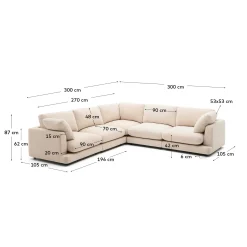 KAVE HOME Sofa GALA