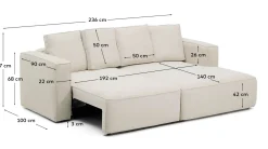 KAVE HOME Sofa MARELA