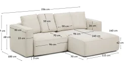 KAVE HOME Sofa MARELA